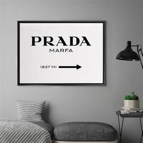 prada marfa wall art